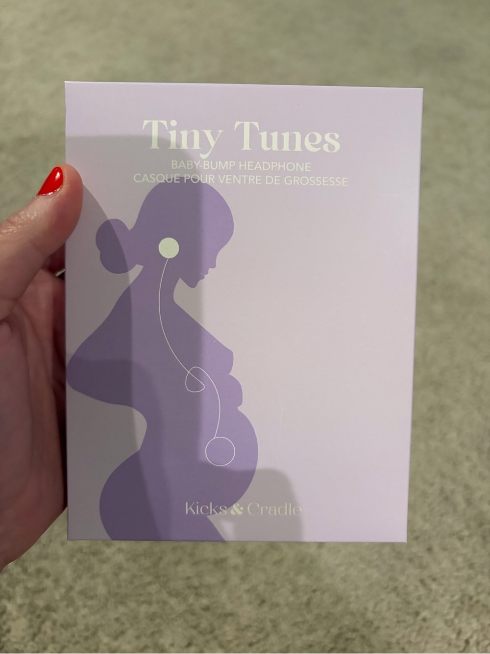 NEW Kicks & Cradle Baby Bump Headphones Pregnancy Belly Prenatal Music